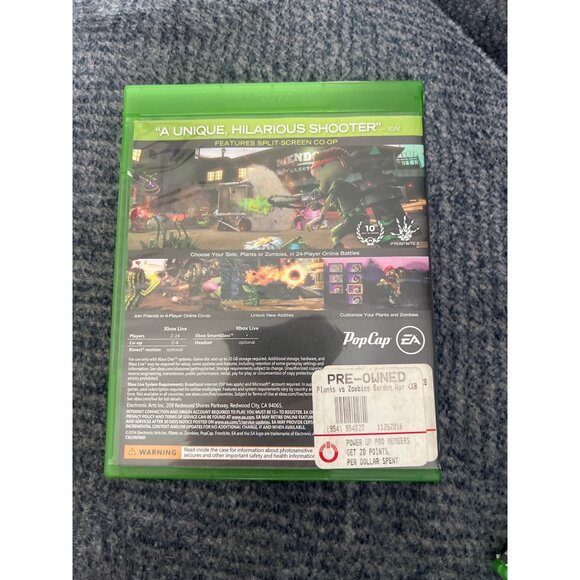 Plants Vs. Zombies Garden Warfare Xbox One Video Game Pre-Owned U3 - Picture 2 of 3